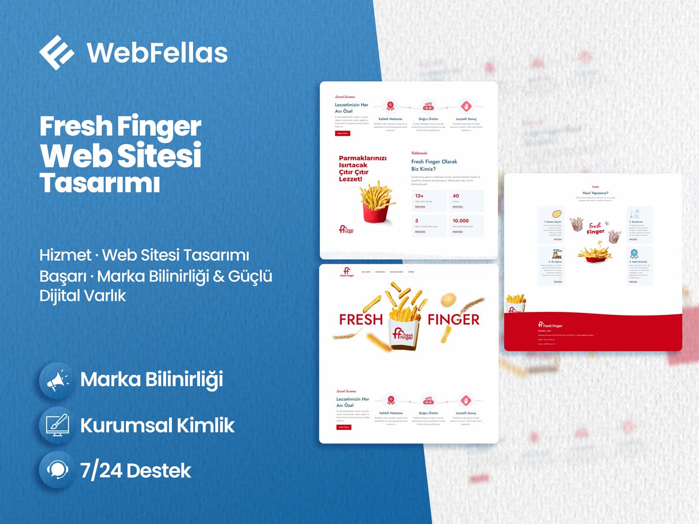 Fresh Finger Web Sitesi Tasarımı