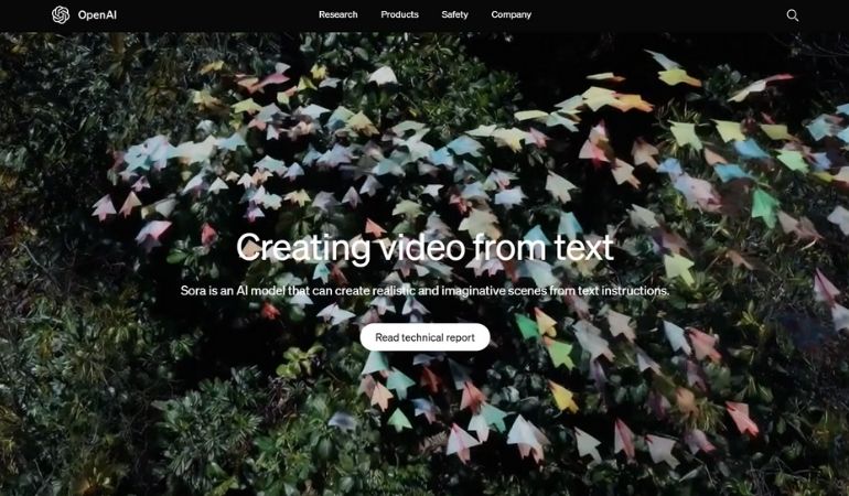 openAI Video üreten yapay zeka