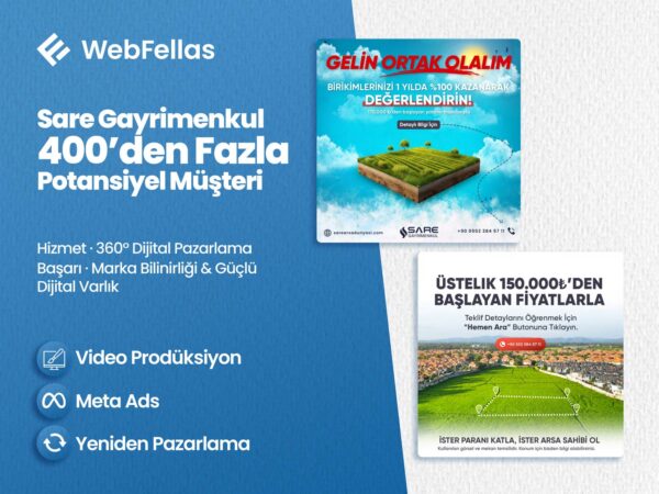 Sare Gayrimenkul kısa sürede 400’den fazla potansiyel müşteri